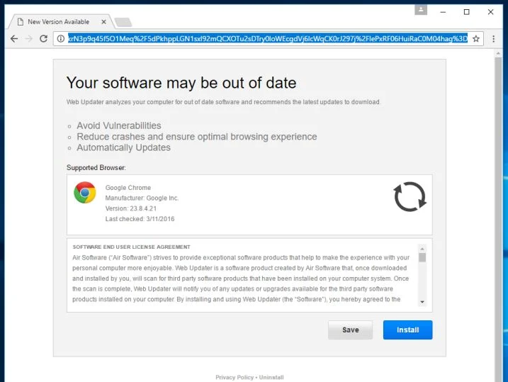 Blueyallerhornet.click-the-download.pw virus