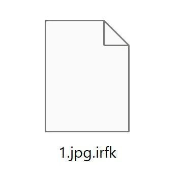 IRFK file encrypted Image: IRFK file encrypted