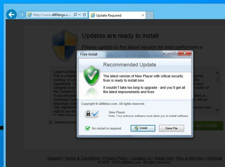 Dllfilergo.com virus