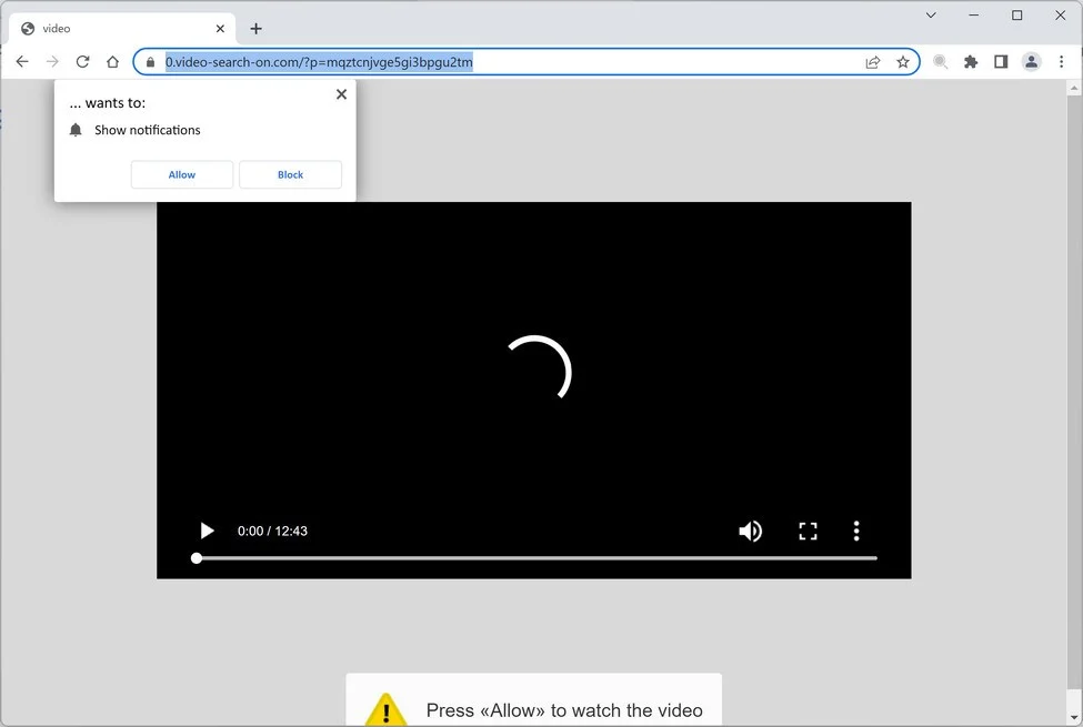 Remove Video-search-on.com Ads (Virus Removal Guide) 1 Image: Video-search-on.com Ads