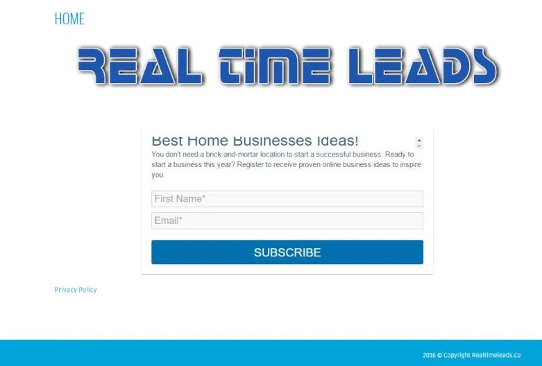 RealTimeLeads Ads