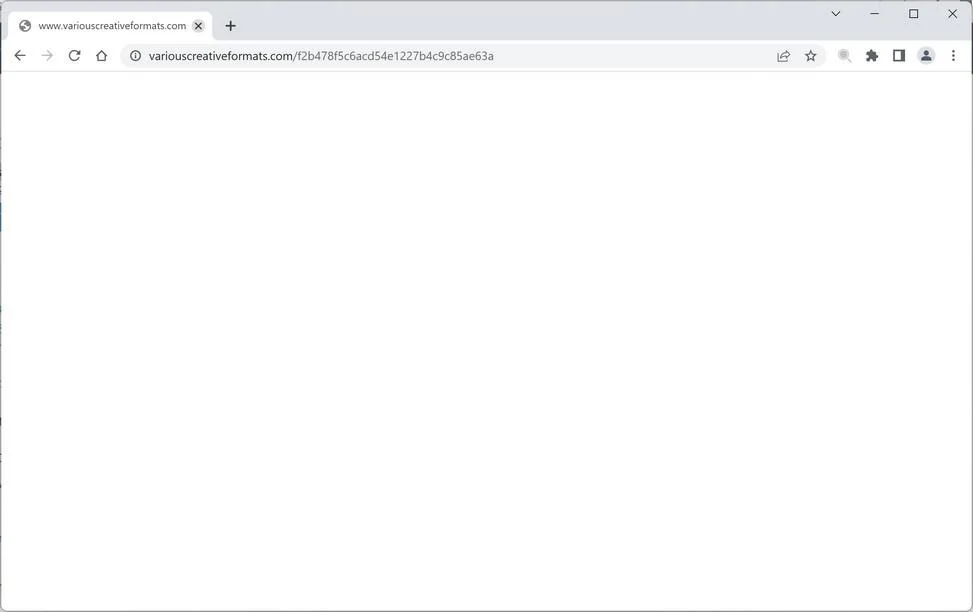 Remove Variouscreativeformats.com Ads (Virus Removal Guide) 1 Image: Variouscreativeformats.com Ads
