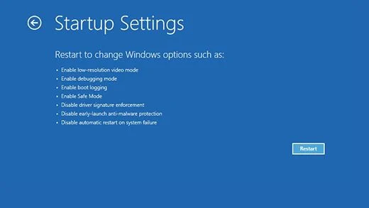 TheAnonymousGlobal Ransomware Virus - What You Need to Know 6 Windows 11 - Start in Safe Mode with Network - Step 4
