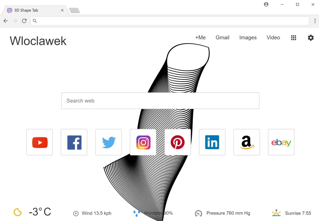 3D Shape Tab New Tab redirect virus