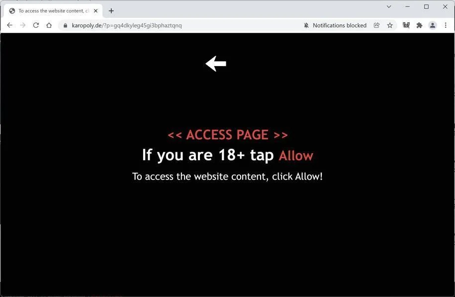 Remove Karopoly.de Pop-up Ads (Virus Removal Guide) 1 Image: Chrome browser is redirected to Karopoly.de