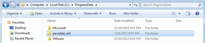 [Image: My Safe PC 2014 malicious folder renamed]