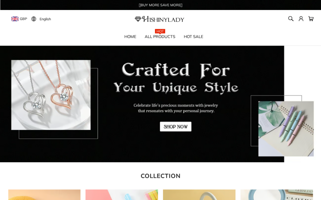 Hishinylady.com EXPOSED - Store Scam or Legit? What We Found 1 Hishinylady.com scam