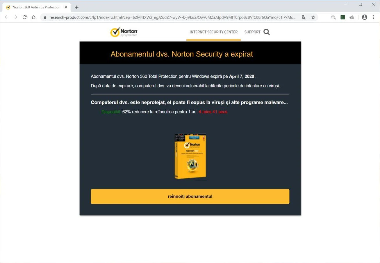 Remove Research-product.com pop-up ads (Virus Removal Guide) 1 Image: Chrome browser is redirected to Research-product.com
