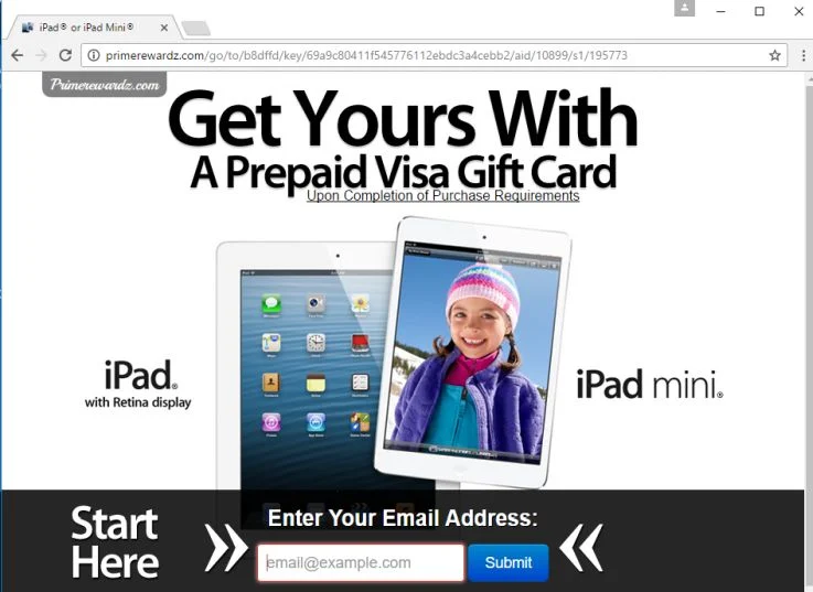 Primerewardz.com virus