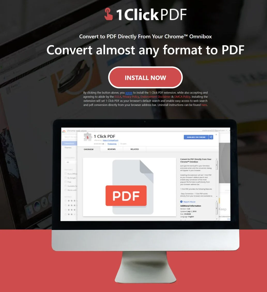 Image: 1ClickPDF adware