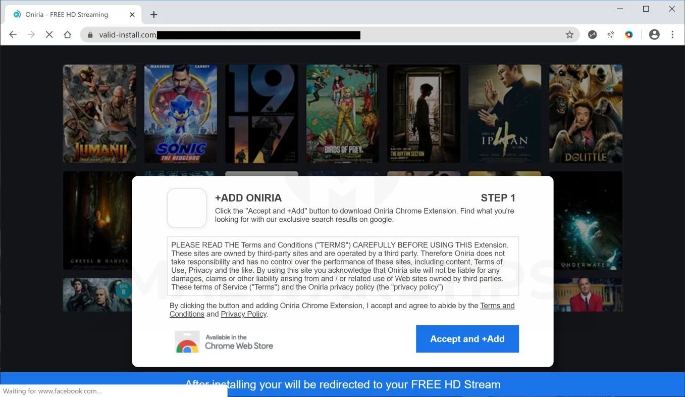 Remove Valid-install.com pop-up ads (Virus Removal Guide) 1 Image: Chrome browser is redirected to Valid-install.com