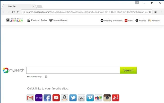 your daily trailer redirect virus