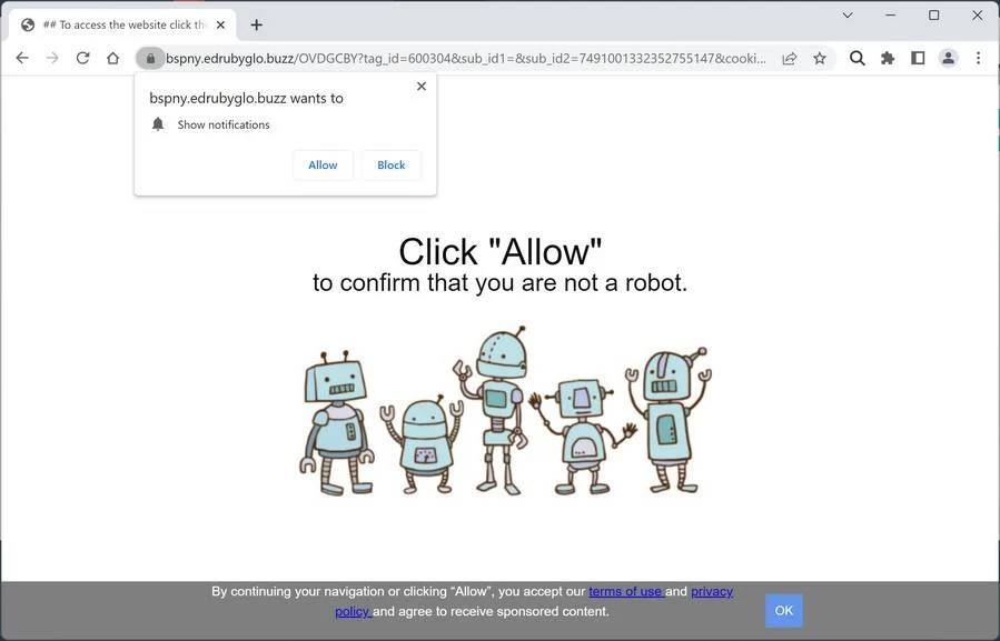 Remove Edrubyglo.buzz Ads (Virus Removal Guide) 1 Image: Edrubyglo.buzz Ads
