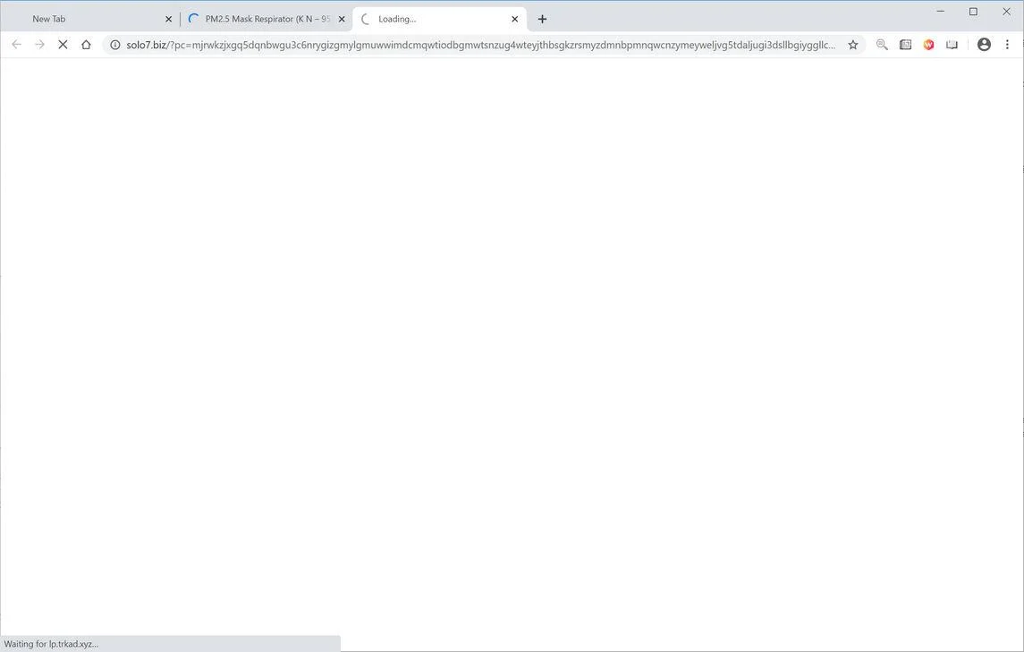 How to remove Solo7.biz pop-up ads (Virus Removal Guide) 1 Image: Chrome browser is redirected to Solo7.biz