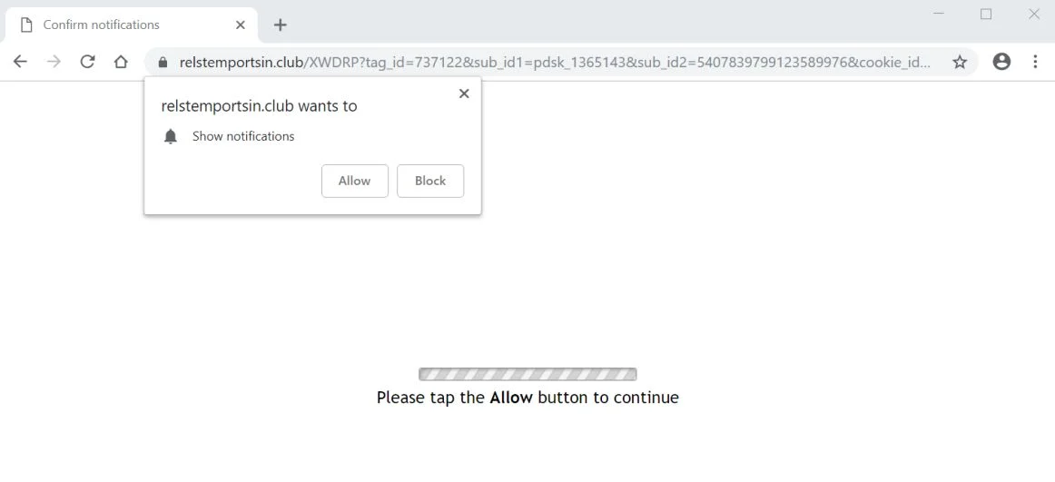 relstemportsin.club redirect virus