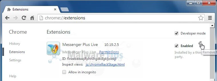 [Image: Messenger Plus Toolbar Chrome extension]