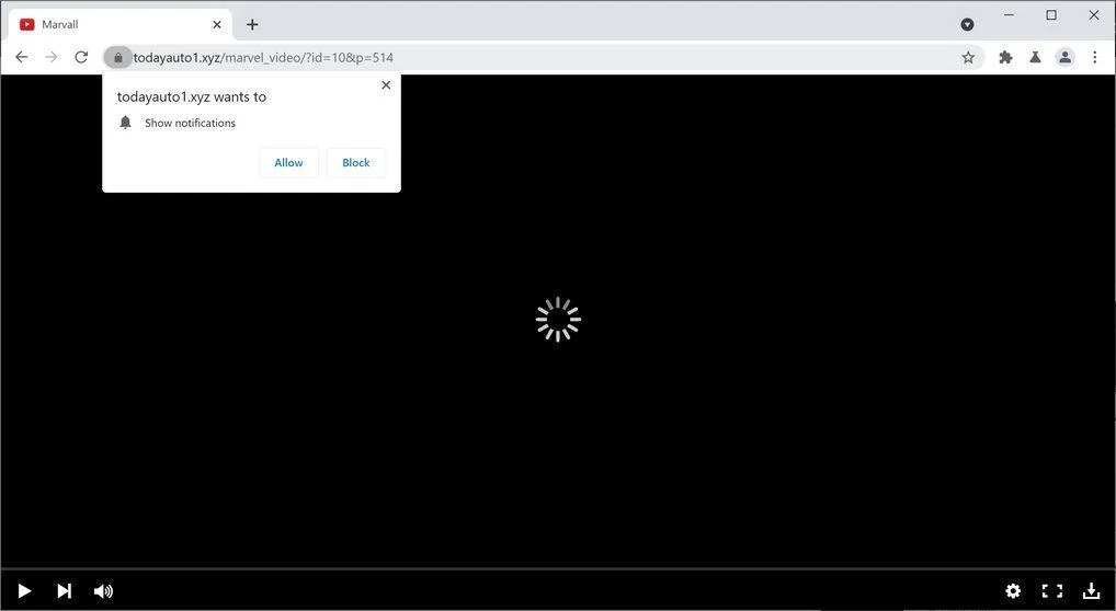 Remove Todayauto1.xyz pop-up ads (Virus Removal Guide) 1 Image: Chrome browser is redirected to Todayauto1.xyz