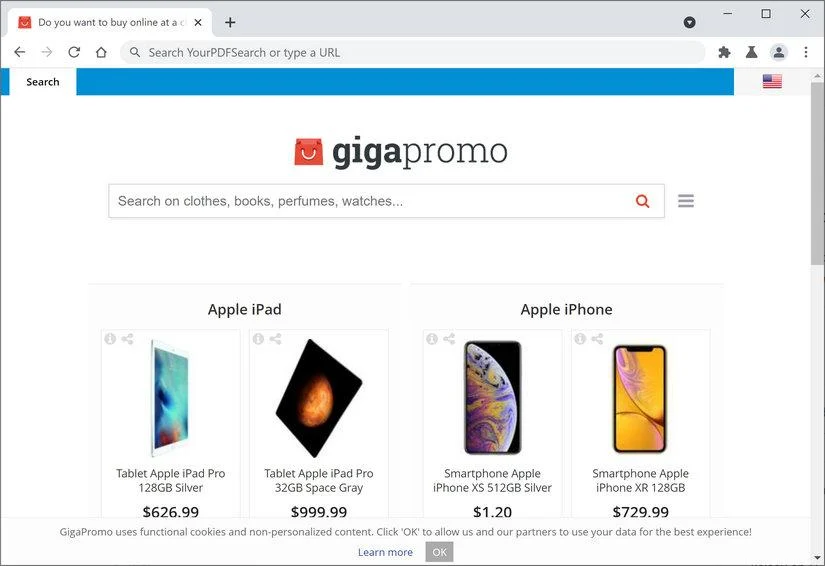 Remove GigaPromo browser hijacker (Virus Removal Guide) 1 Image: GigaPromo browser hijacker