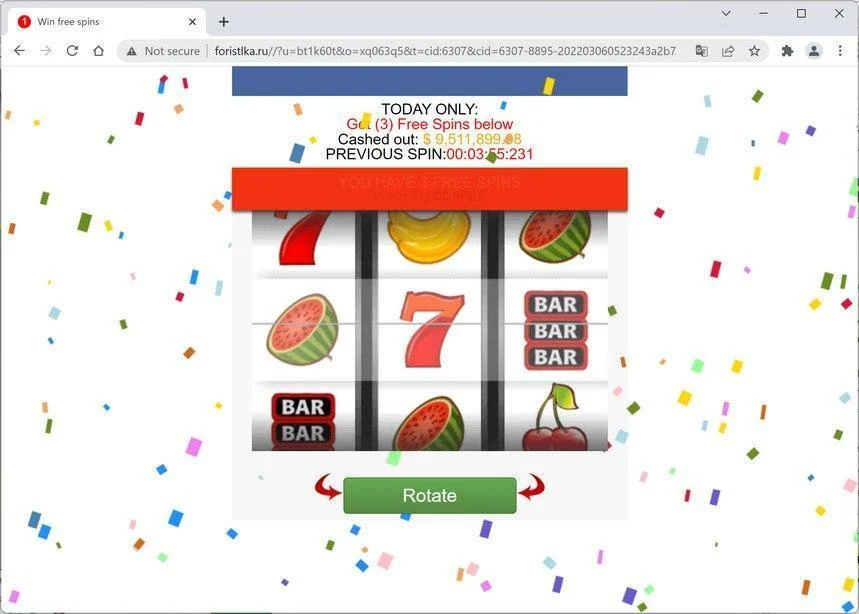 How to Remove Foristlka.ru Ads (Virus Removal Guide) 1 Image: Chrome browser is redirected to Foristlka.ru
