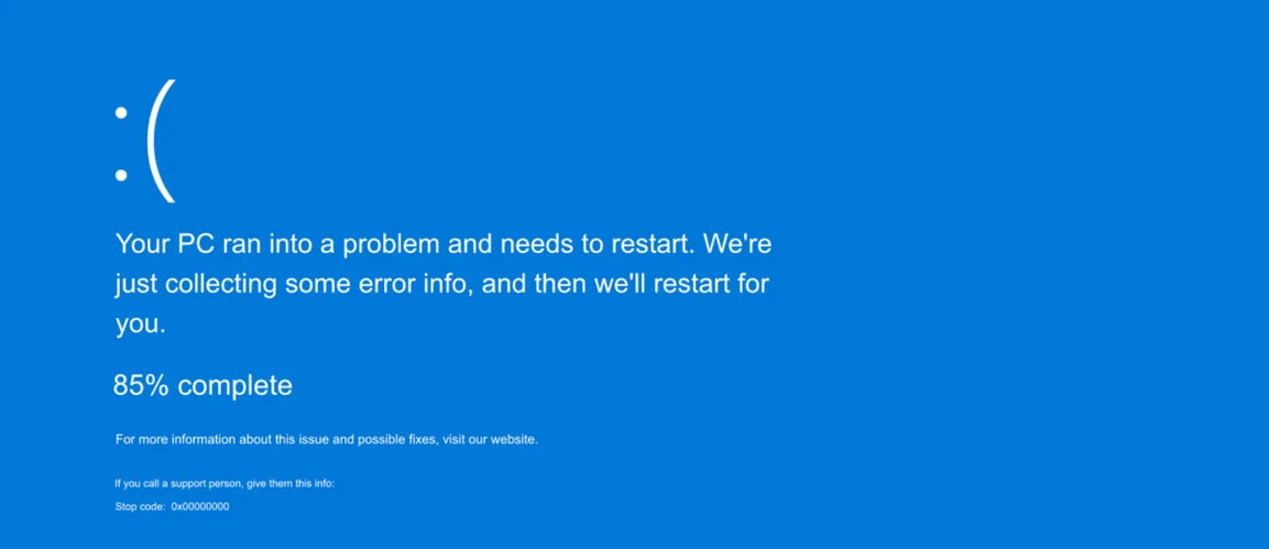 Windows 11 PC Crash