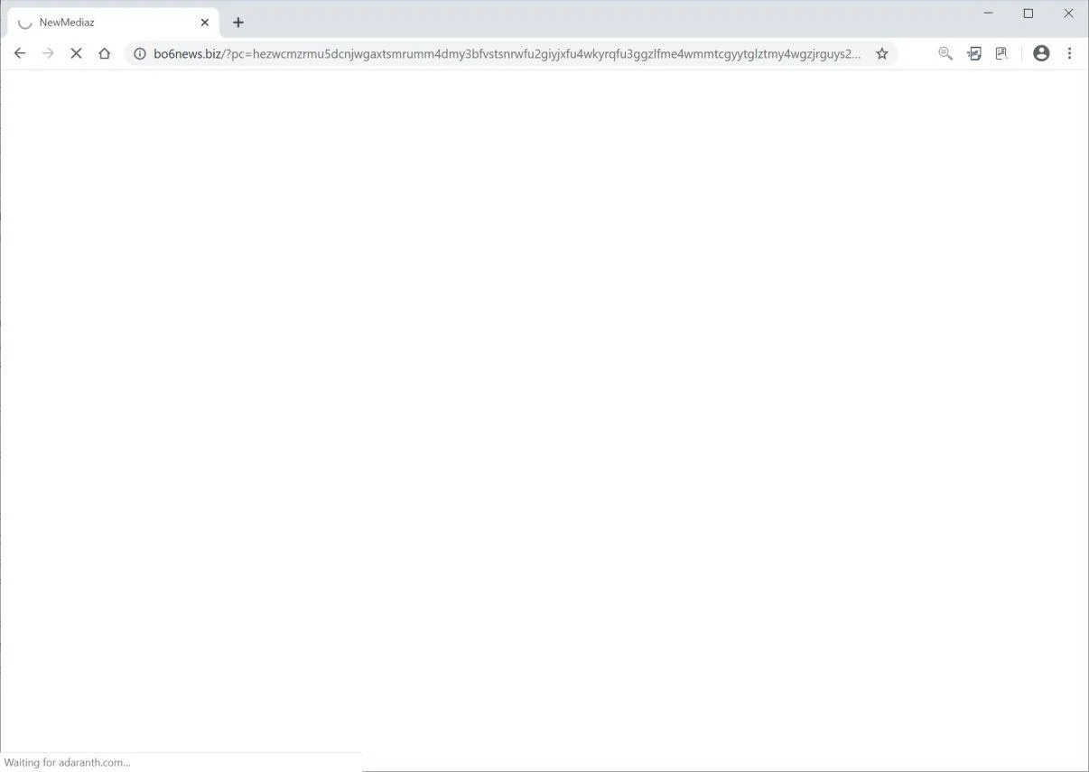 Remove Bo6news.biz pop-up ads (Virus Removal Guide) 1 Image: Chrome browser is redirected to Bo6news.biz