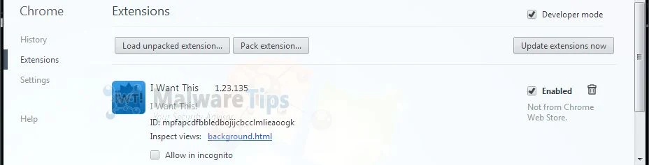 [Image:  I Want This Chrome extension]