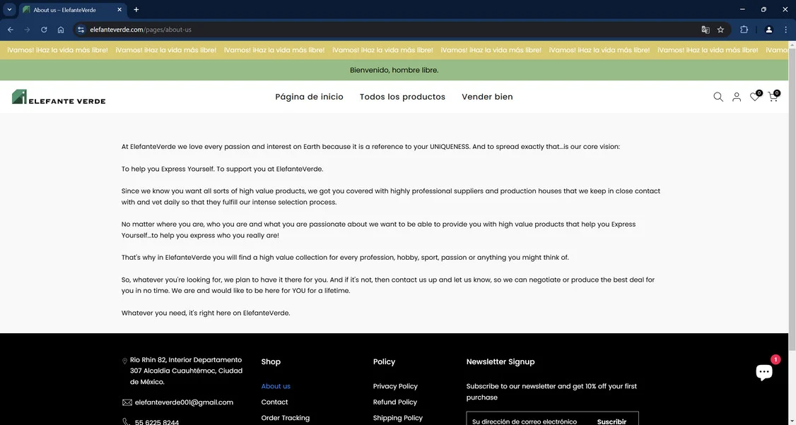 ElefanteVerde.com Store Scam - Do Not Become a Victim 1 ElefanteVerde.com scam