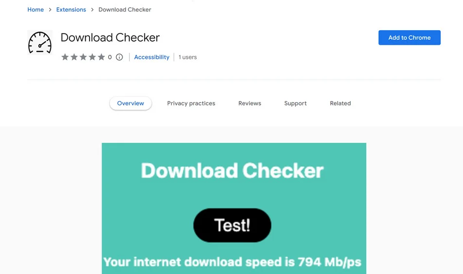 Image: Download Checker Chrome Extension