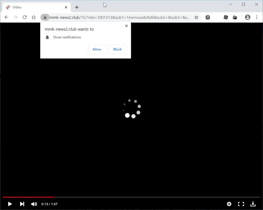 How to remove Mmk-news2.club pop-up ads (Virus Removal Guide) 1 Image: Chrome browser is redirected to Mmk-news2.club