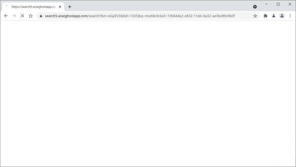 Image: Chrome browser is redirected to Total Privacy for Chrome