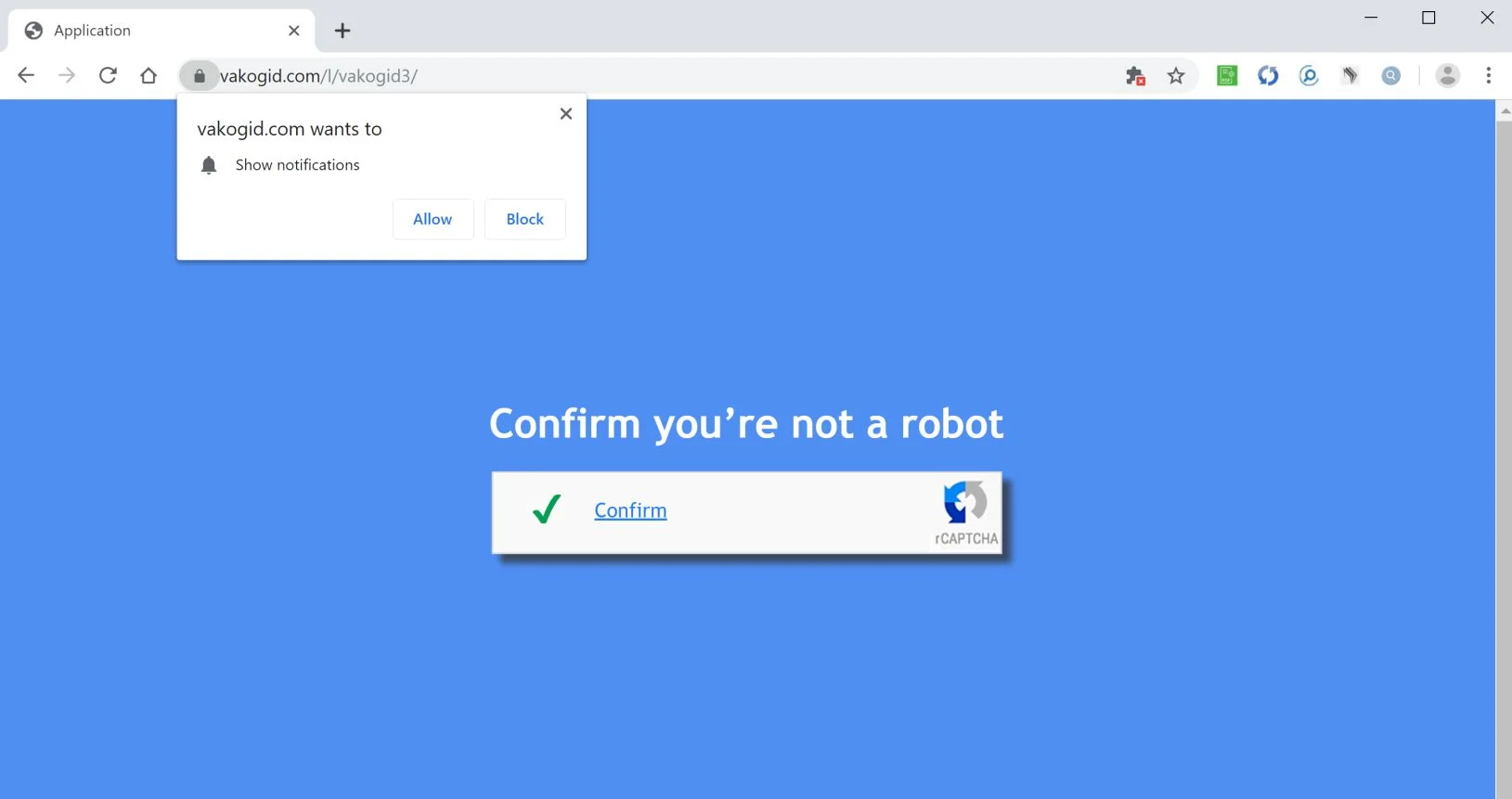 How to remove Vakogid.com pop-up ads (Virus Removal Guide) 1 Image: Chrome browser is redirected to Vakogid.com