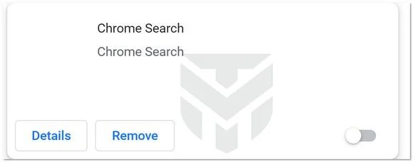 Remove Fake "Chrome Search" Extension (Virus Removal) 1 Image: Chrome Search Chrome extension