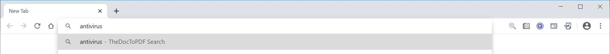 Remove TheDocToPDF Search browser hijacker (Virus Removal Guide) 1 Image: Chrome browser is redirected to TheDocToPDF Search