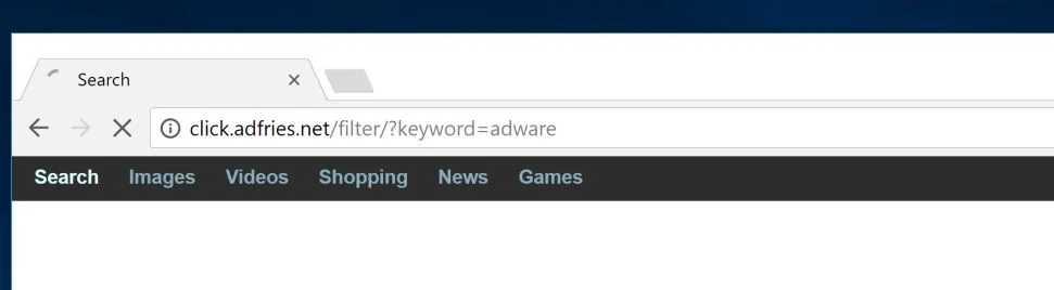 click.adfries.net redirect virus