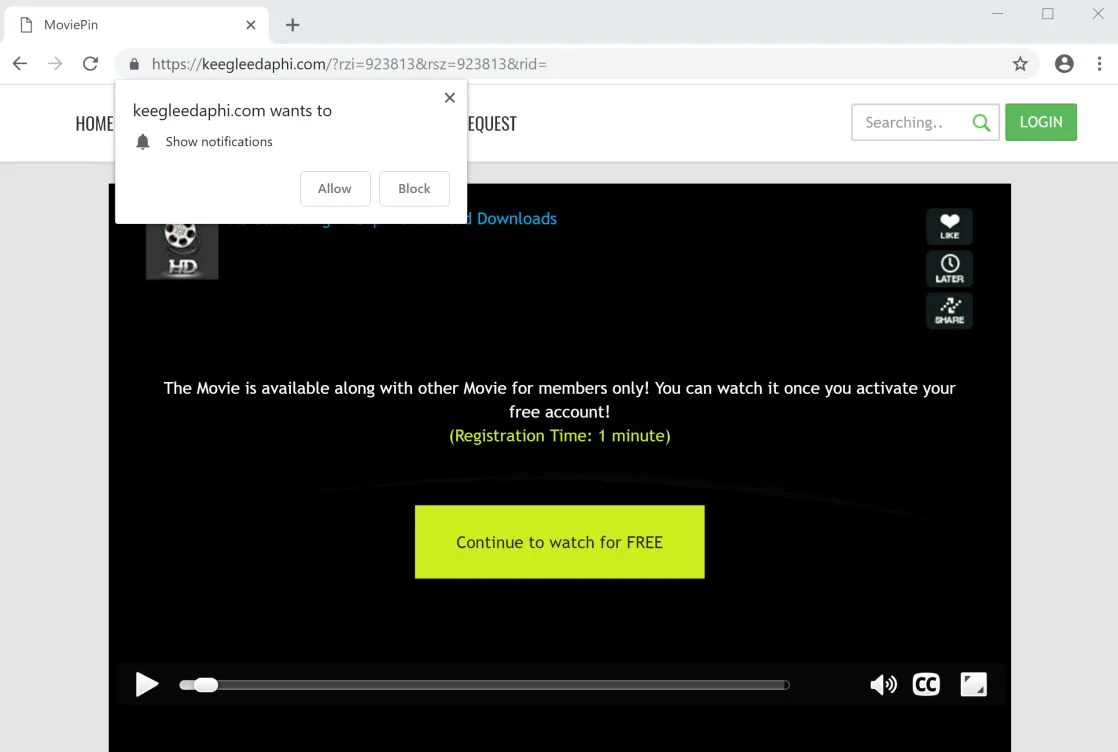 keegleedaphi.com redirect virus