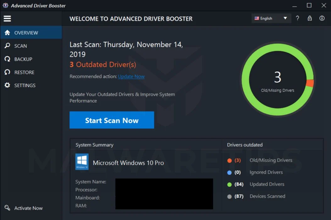 Image: Advanced Driver Booster