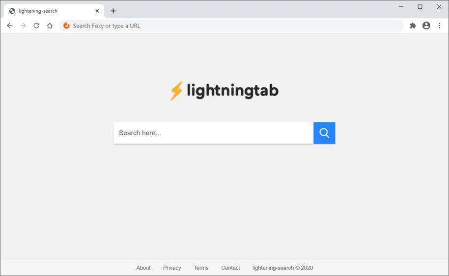 Remove Lightening-search.com redirect (Virus Removal Guide) 1 Image: Chrome browser is redirected to Lightening-search.com