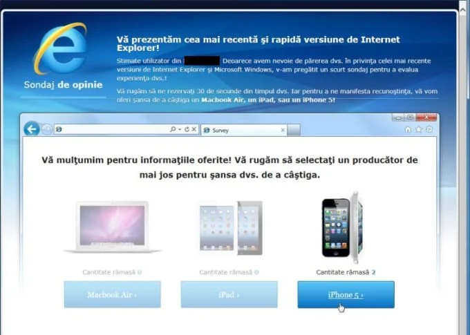 Appleproducts-winner.com virus