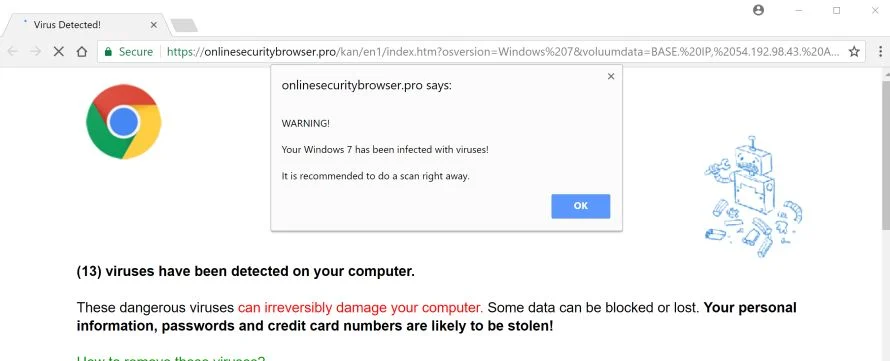 onlinesecuritybrowser.pro redirect virus