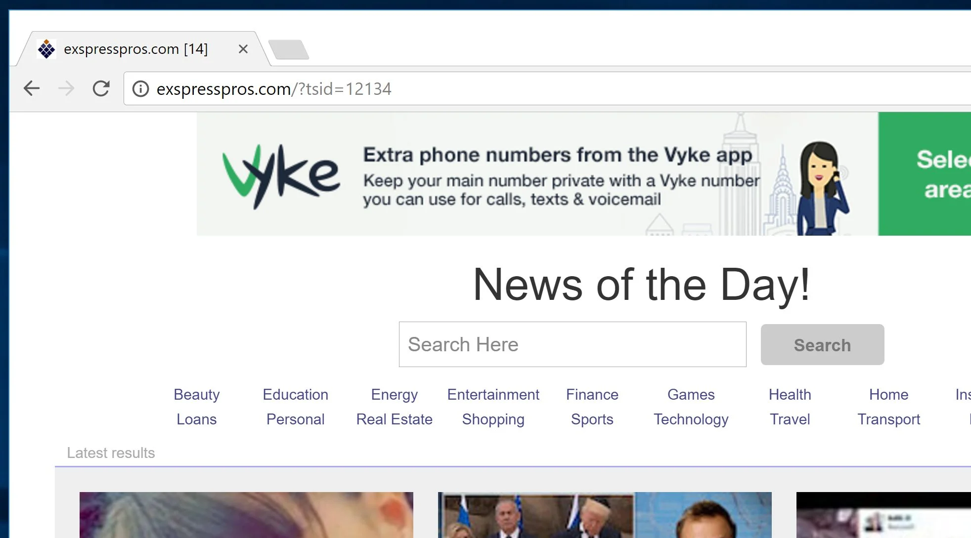 exspresspros.com pop-up ads