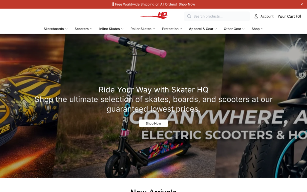 Skaterhq.shop scam