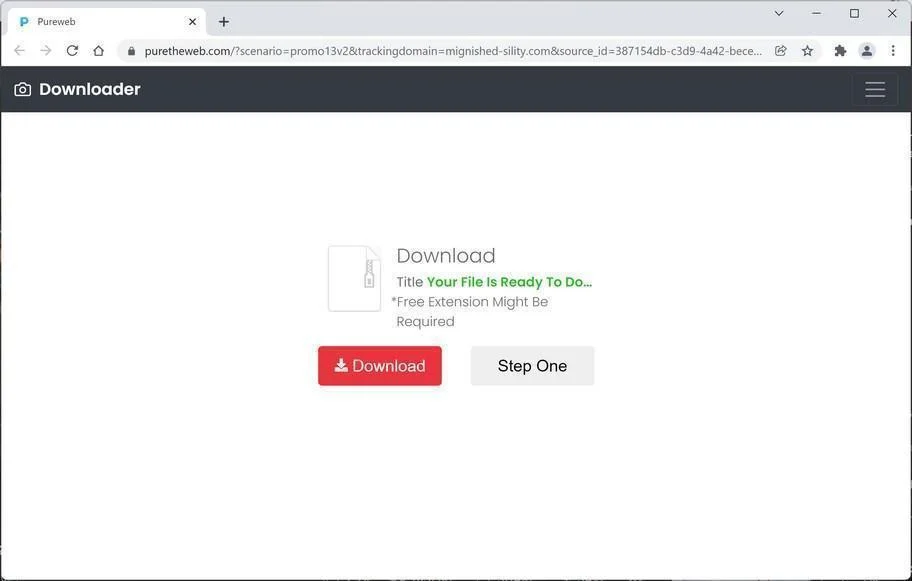 Remove Puretheweb.com pop-up ads (Virus Removal Guide) 1 Image: Puretheweb.com browser redirect