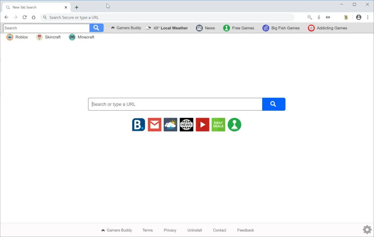 How to remove Gamers Buddy redirect (Virus Removal Guide) 1 Image: Chrome browser is redirected to Gamers Buddy