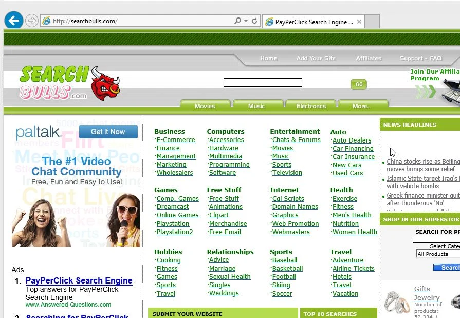 Searchbulls.com Virus