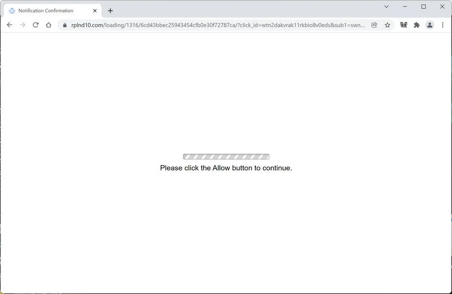 How to Remove Rplnd10.com Pop-up Ads (Virus Removal Guide) 1 Image: Chrome browser is redirected to Rplnd10.com