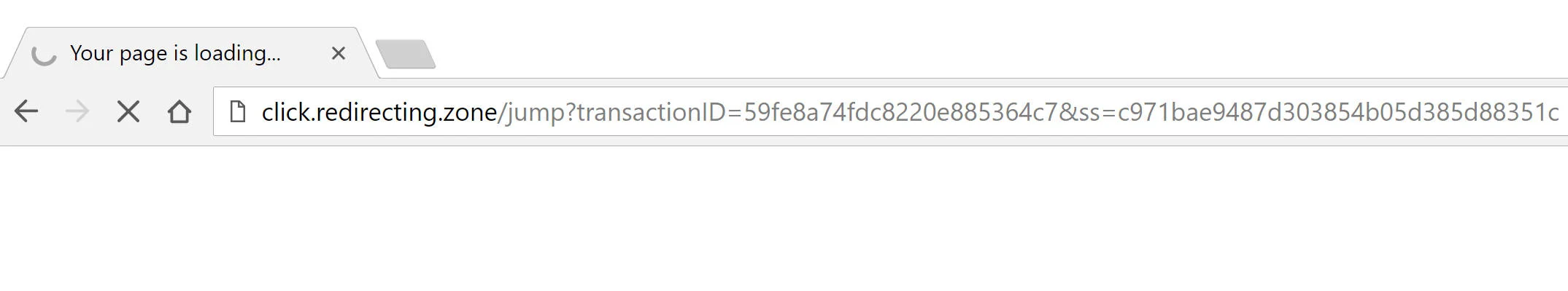 click.redirecting.zone redirect virus