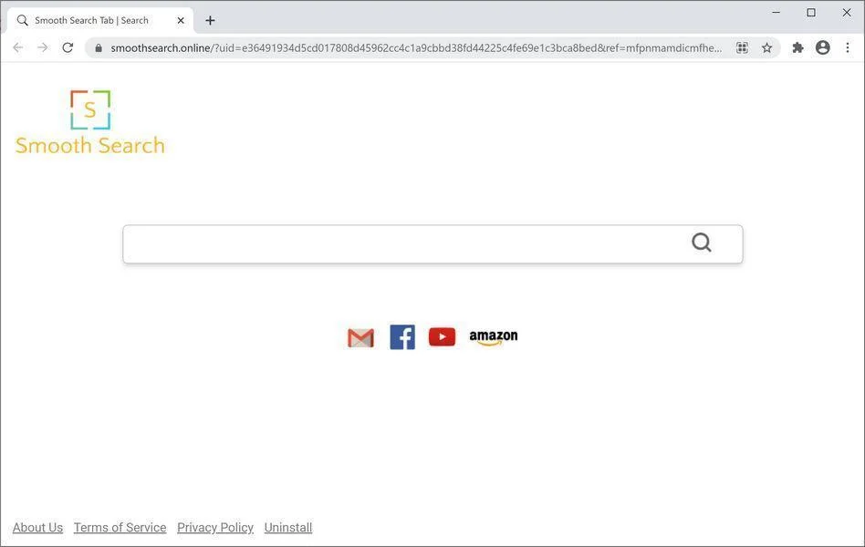 Remove Smooth Search Tab browser hijacker (Virus Removal Guide) 1 Image: Chrome browser is redirected to Smooth Search Tab