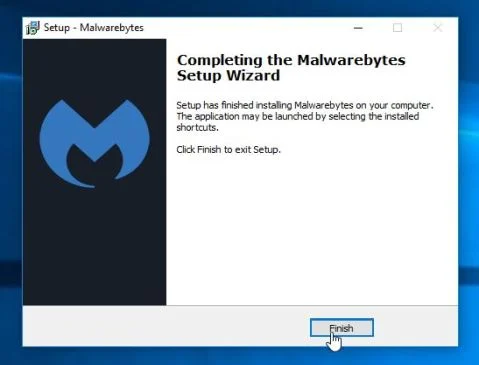 Malwarebytes setup wizard