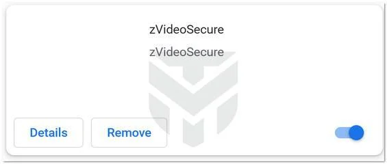 How to Remove zVideoSecure Browser Extension (Virus Removal Guide) 1 Image: zVideoSecure Chrome extension