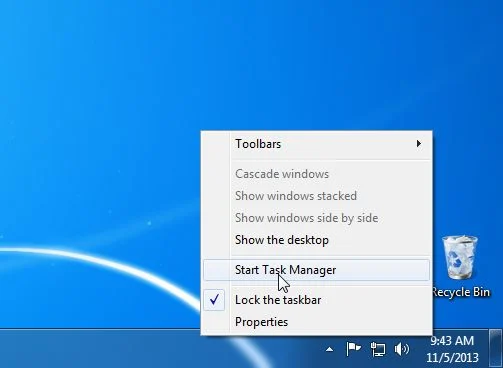 [Image: Start Windows Task Manager]